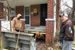 Outside Porch Stairs Repair